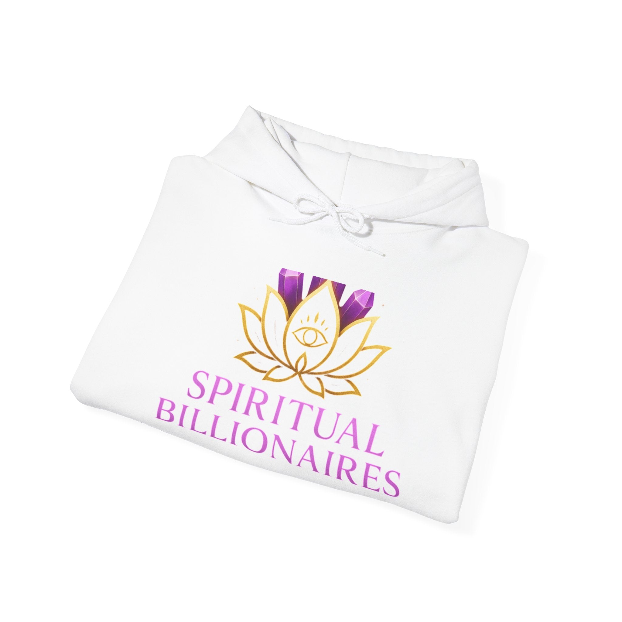 Spiritual Billionaires Hoodie | Unisex Heavy Blend Spiritual Sweatshirt | Inspiring Gift for Mindfulness & Meditation Lovers