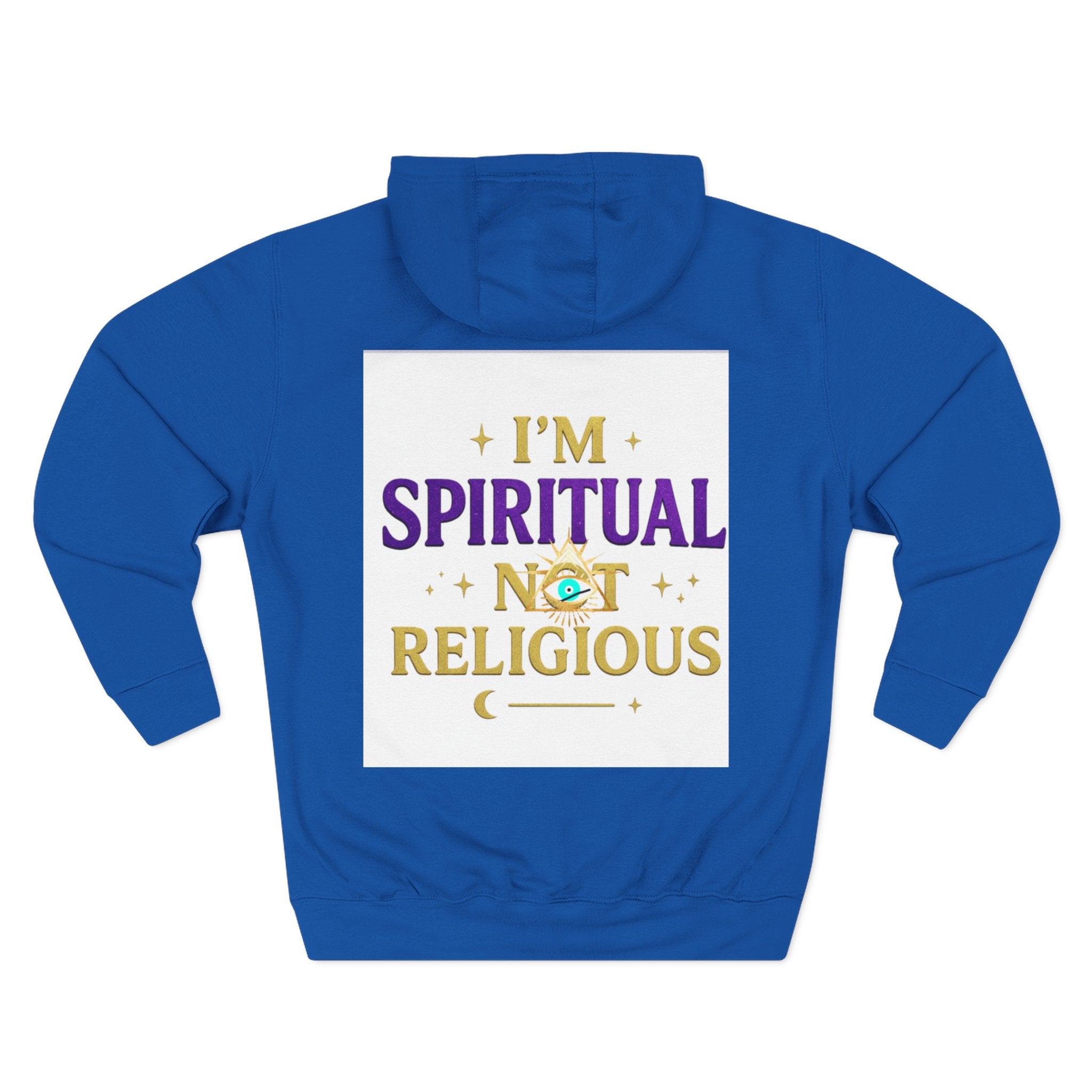 Spiritual Billionaires Hoodie, Cozy Fleece Hoodie, Mindfulness Apparel, Inspirational Gift, Spirituality Sweatshirt, Not Religious Design