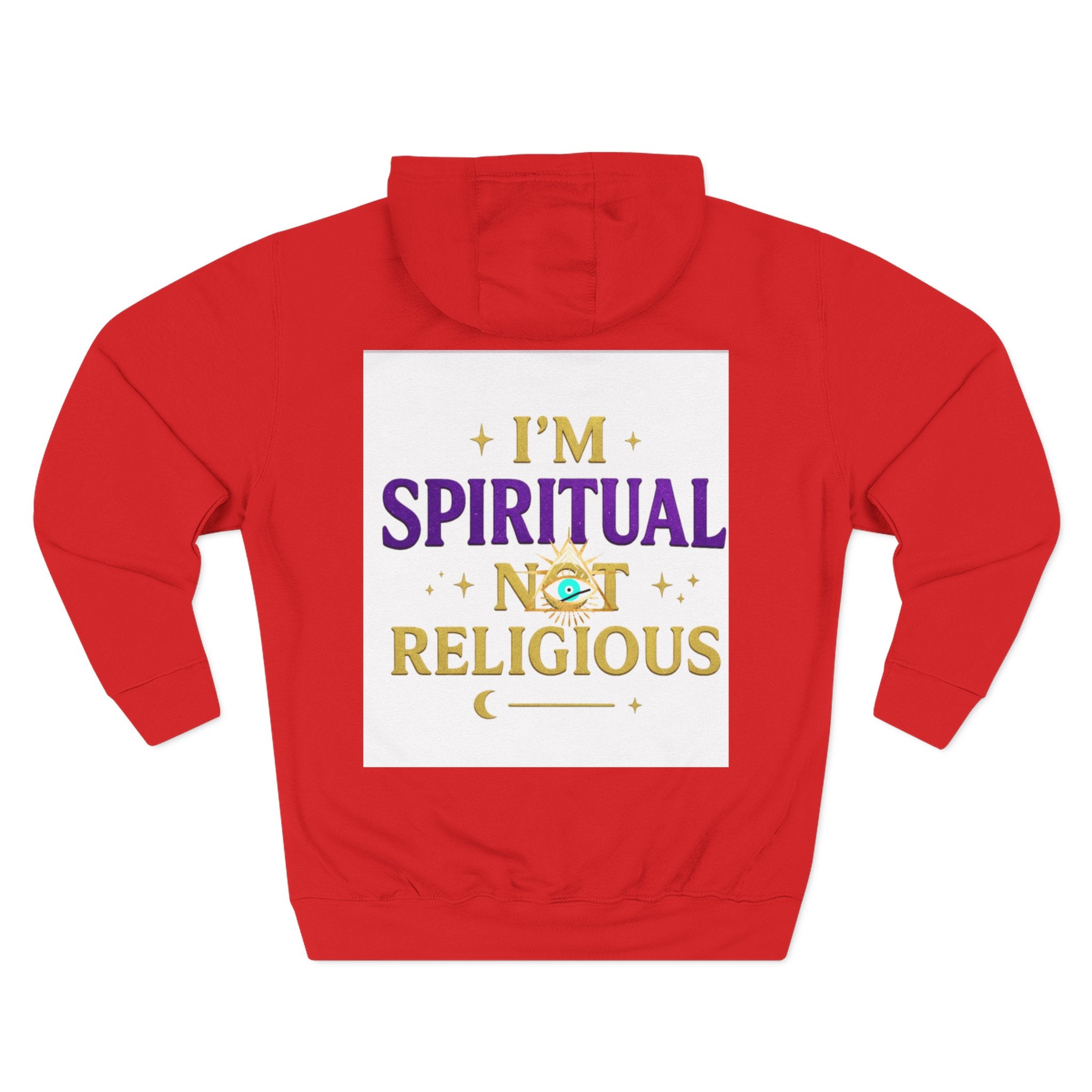 Spiritual Billionaires Hoodie, Cozy Fleece Hoodie, Mindfulness Apparel, Inspirational Gift, Spirituality Sweatshirt, Not Religious Design