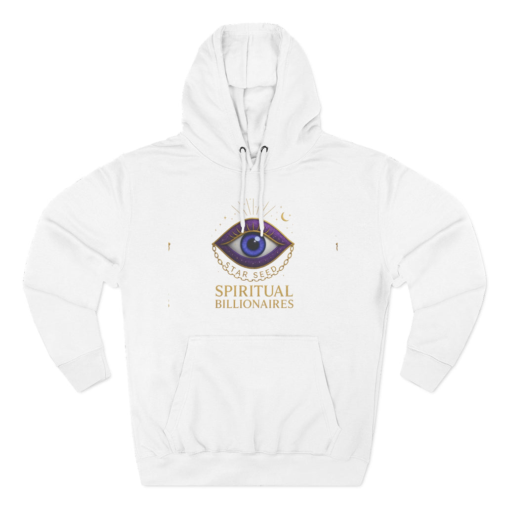 Spiritual Billionaires Hoodie, Cozy Fleece Hoodie, Mindfulness Apparel, Inspirational Gift, Spirituality Sweatshirt, Not Religious Design