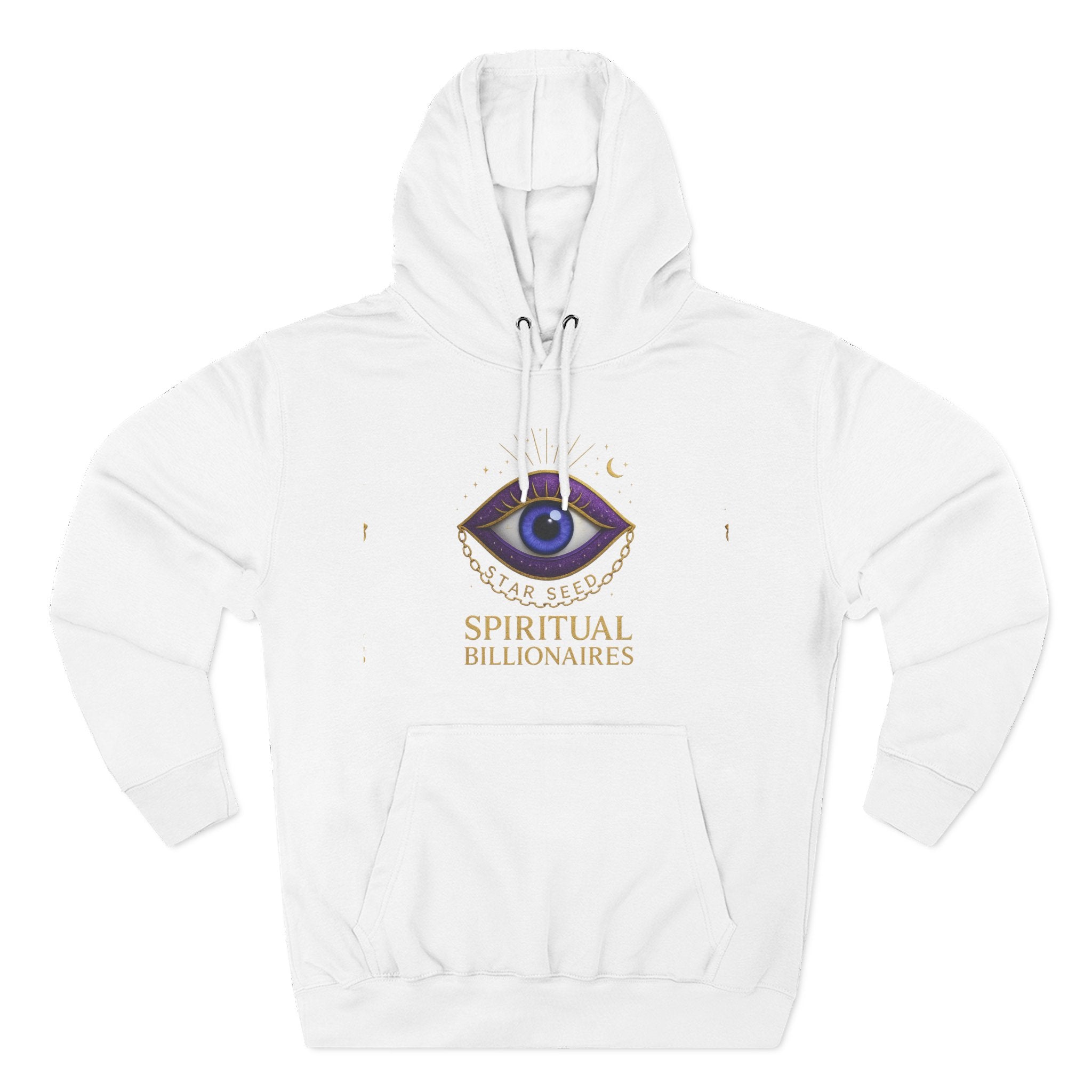 Spiritual Billionaires Hoodie, Cozy Fleece Hoodie, Mindfulness Apparel, Inspirational Gift, Spirituality Sweatshirt, Not Religious Design