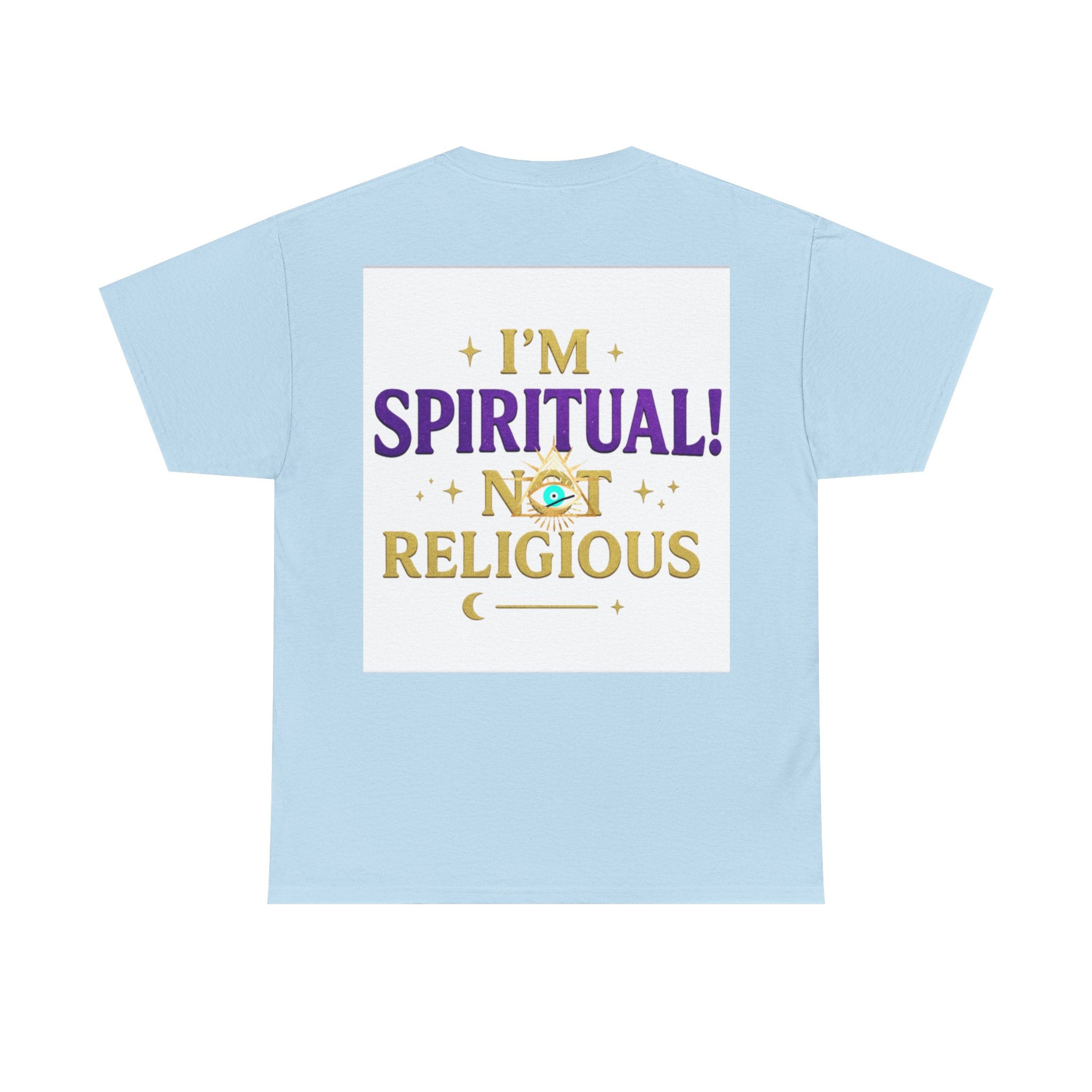 Spiritual Statement Tee, Unisex Cotton Shirt, Boho T-Shirt, Mindfulness Apparel, Gift for Spiritual Friends, Festival Wear