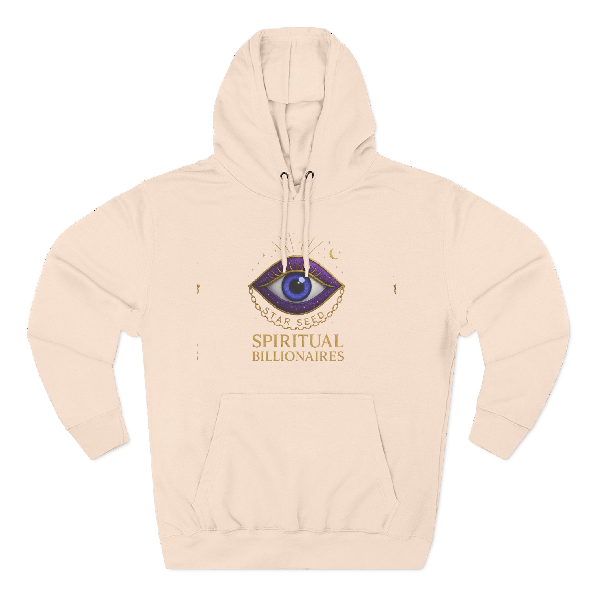 Spiritual Billionaires Hoodie, Cozy Fleece Hoodie, Mindfulness Apparel, Inspirational Gift, Spirituality Sweatshirt, Not Religious Design