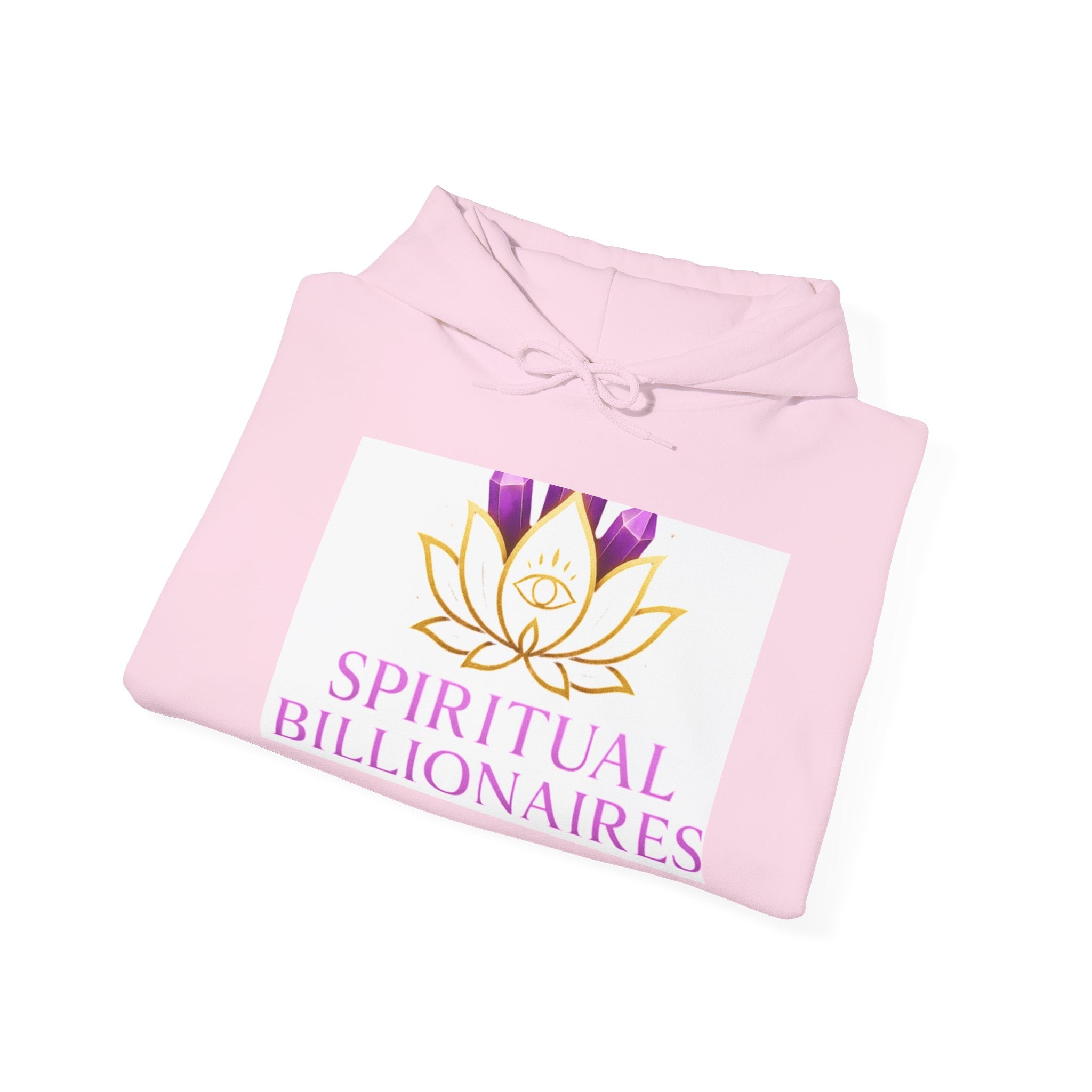 Spiritual Billionaires Hoodie | Unisex Heavy Blend Spiritual Sweatshirt | Inspiring Gift for Mindfulness & Meditation Lovers