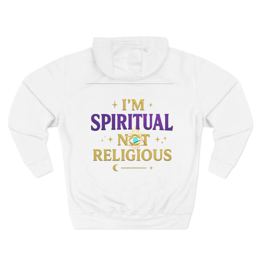 Spiritual Billionaires Hoodie, Cozy Fleece Hoodie, Mindfulness Apparel, Inspirational Gift, Spirituality Sweatshirt, Not Religious Design