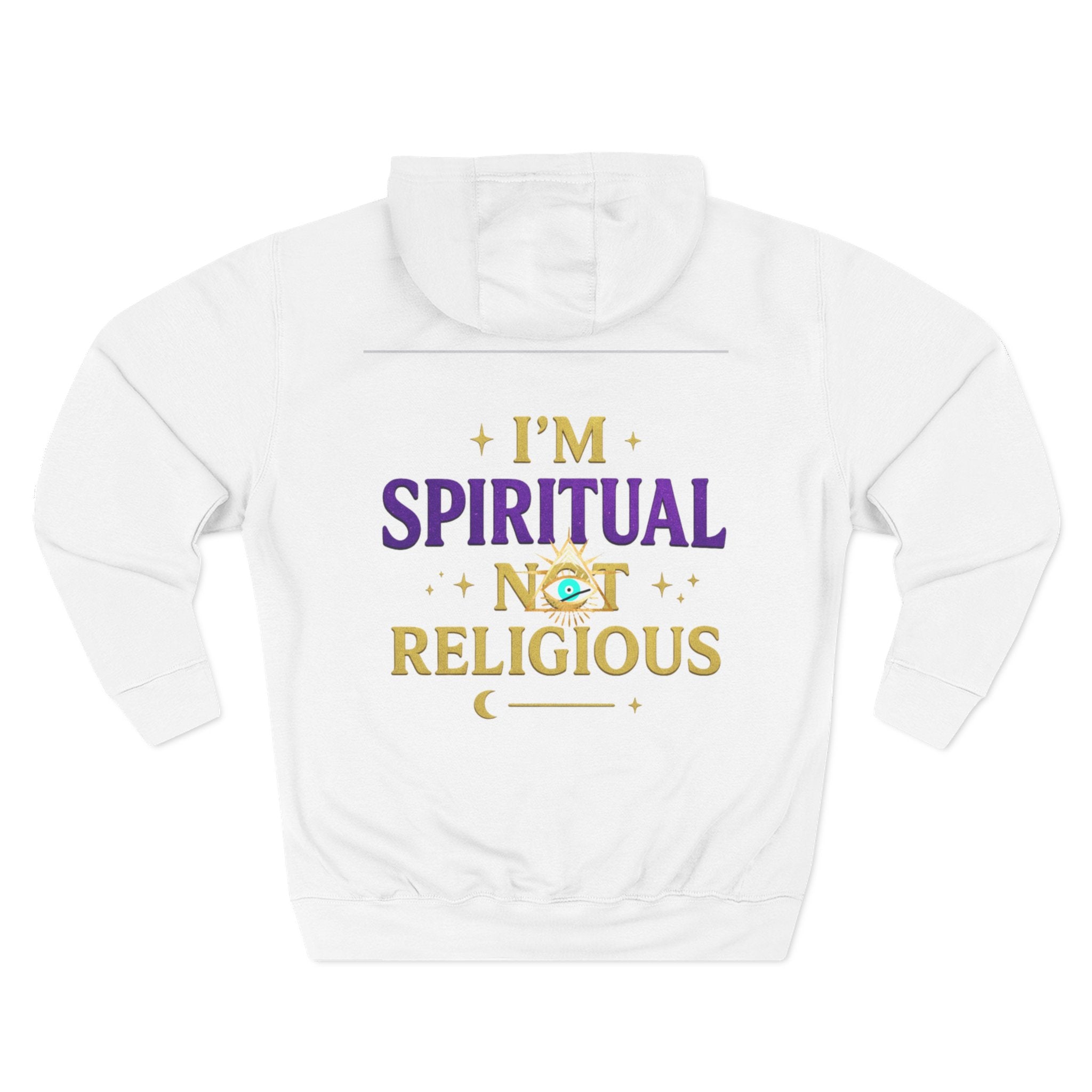 Spiritual Billionaires Hoodie, Cozy Fleece Hoodie, Mindfulness Apparel, Inspirational Gift, Spirituality Sweatshirt, Not Religious Design