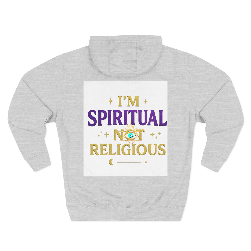 Spiritual Billionaires Hoodie, Cozy Fleece Hoodie, Mindfulness Apparel, Inspirational Gift, Spirituality Sweatshirt, Not Religious Design