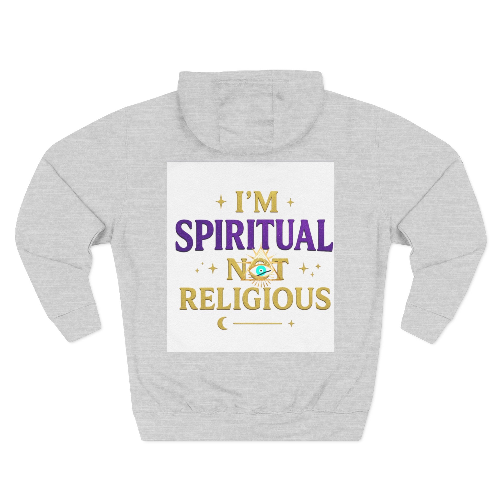 Spiritual Billionaires Hoodie, Cozy Fleece Hoodie, Mindfulness Apparel, Inspirational Gift, Spirituality Sweatshirt, Not Religious Design