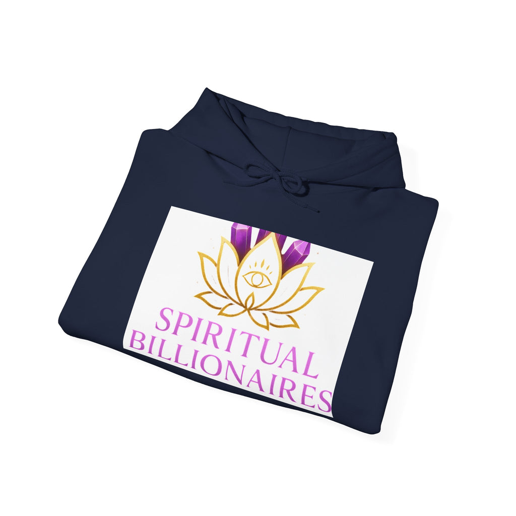 Spiritual Billionaires Hoodie | Unisex Heavy Blend Spiritual Sweatshirt | Inspiring Gift for Mindfulness & Meditation Lovers