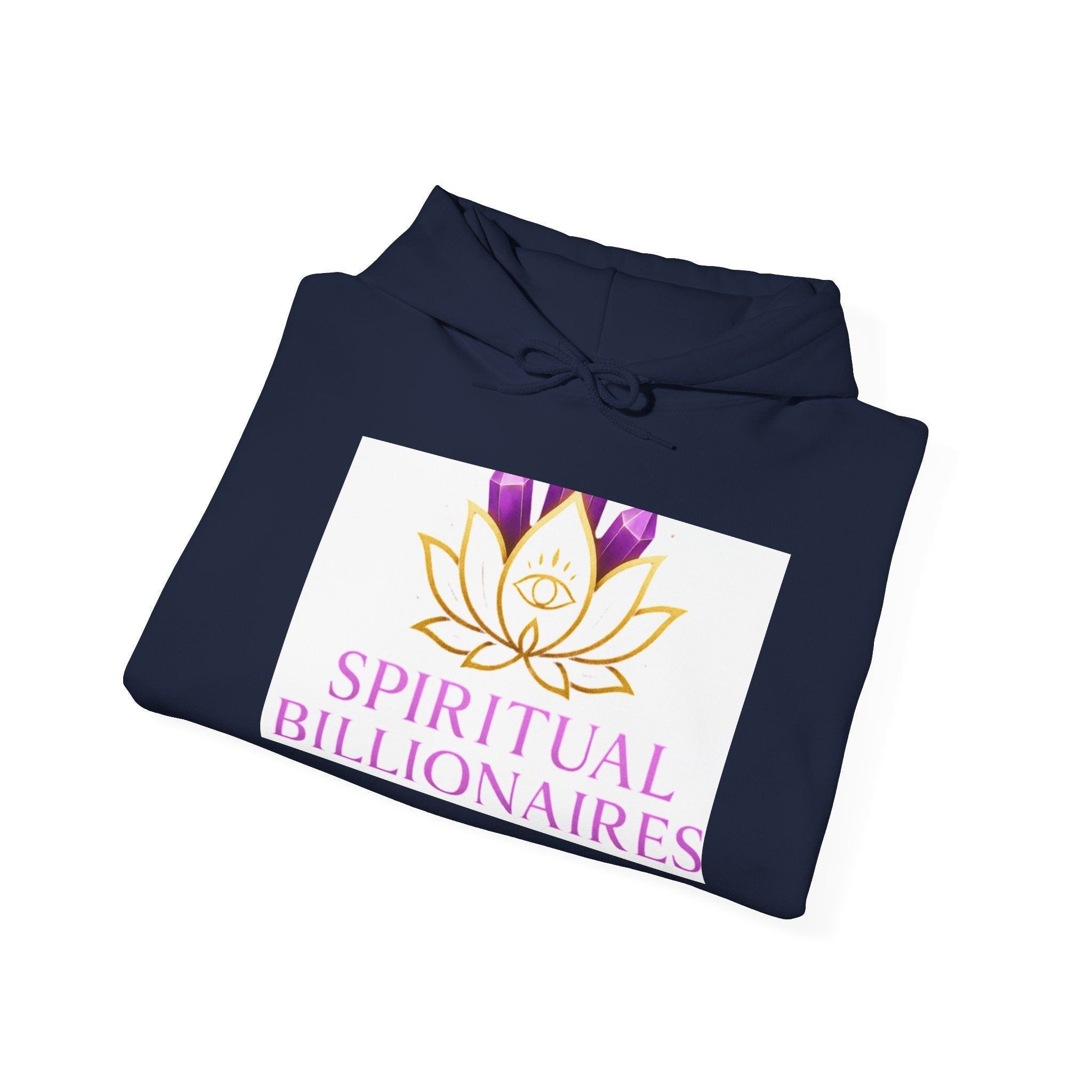 Spiritual Billionaires Hoodie | Unisex Heavy Blend Spiritual Sweatshirt | Inspiring Gift for Mindfulness & Meditation Lovers