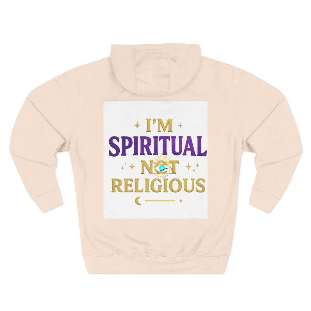 Spiritual Billionaires Hoodie, Cozy Fleece Hoodie, Mindfulness Apparel, Inspirational Gift, Spirituality Sweatshirt, Not Religious Design