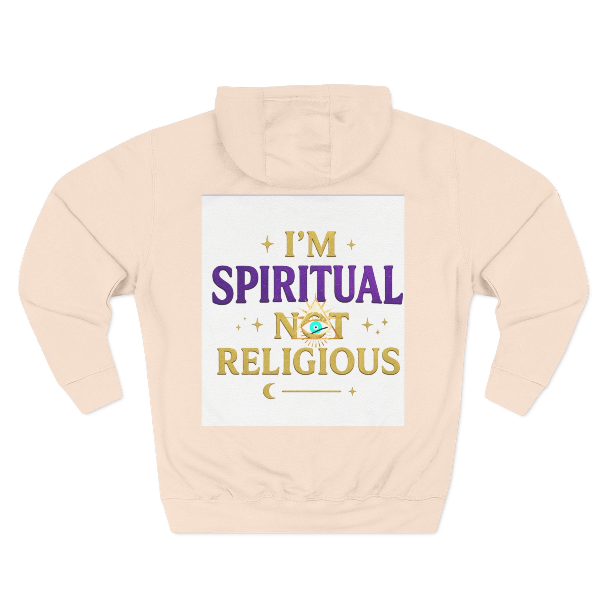 Spiritual Billionaires Hoodie, Cozy Fleece Hoodie, Mindfulness Apparel, Inspirational Gift, Spirituality Sweatshirt, Not Religious Design