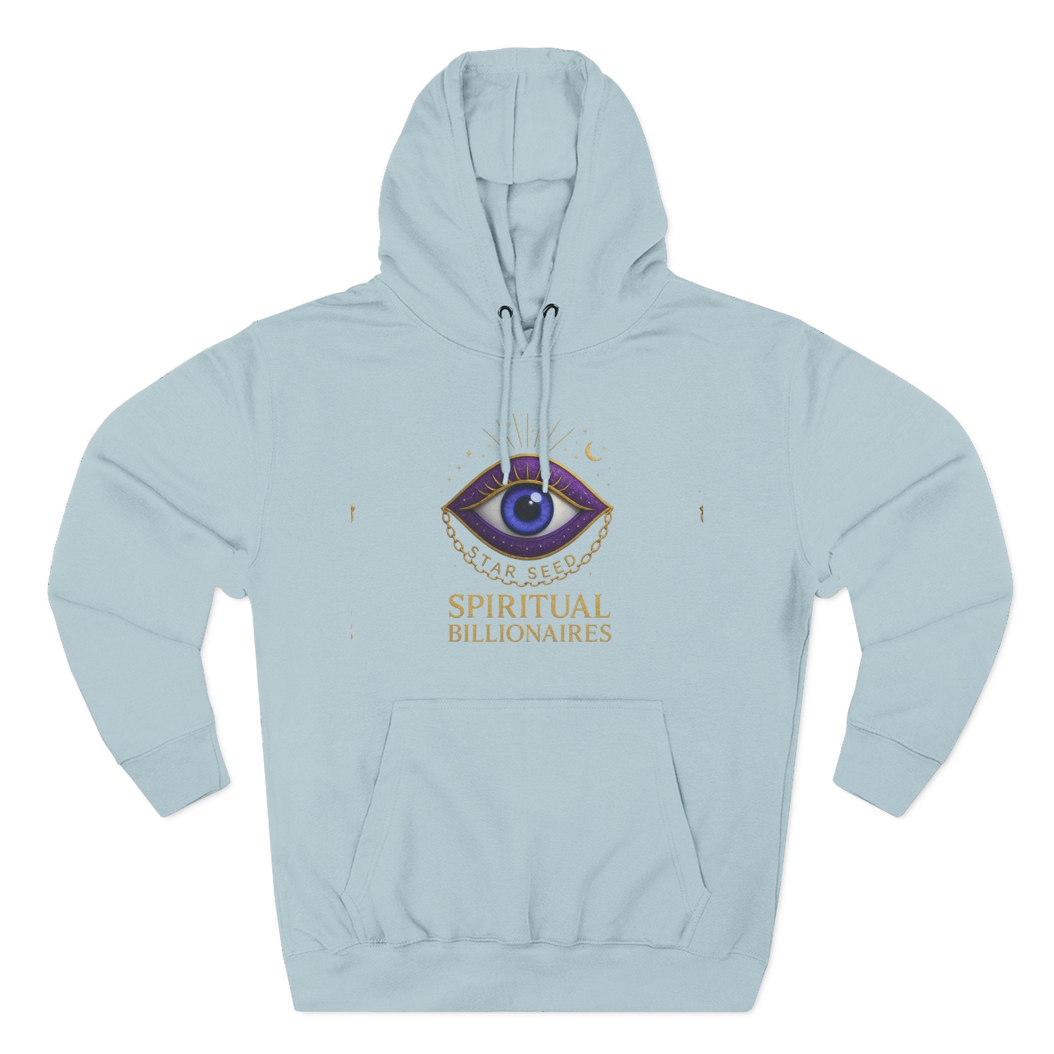 Spiritual Billionaires Hoodie, Cozy Fleece Hoodie, Mindfulness Apparel, Inspirational Gift, Spirituality Sweatshirt, Not Religious Design