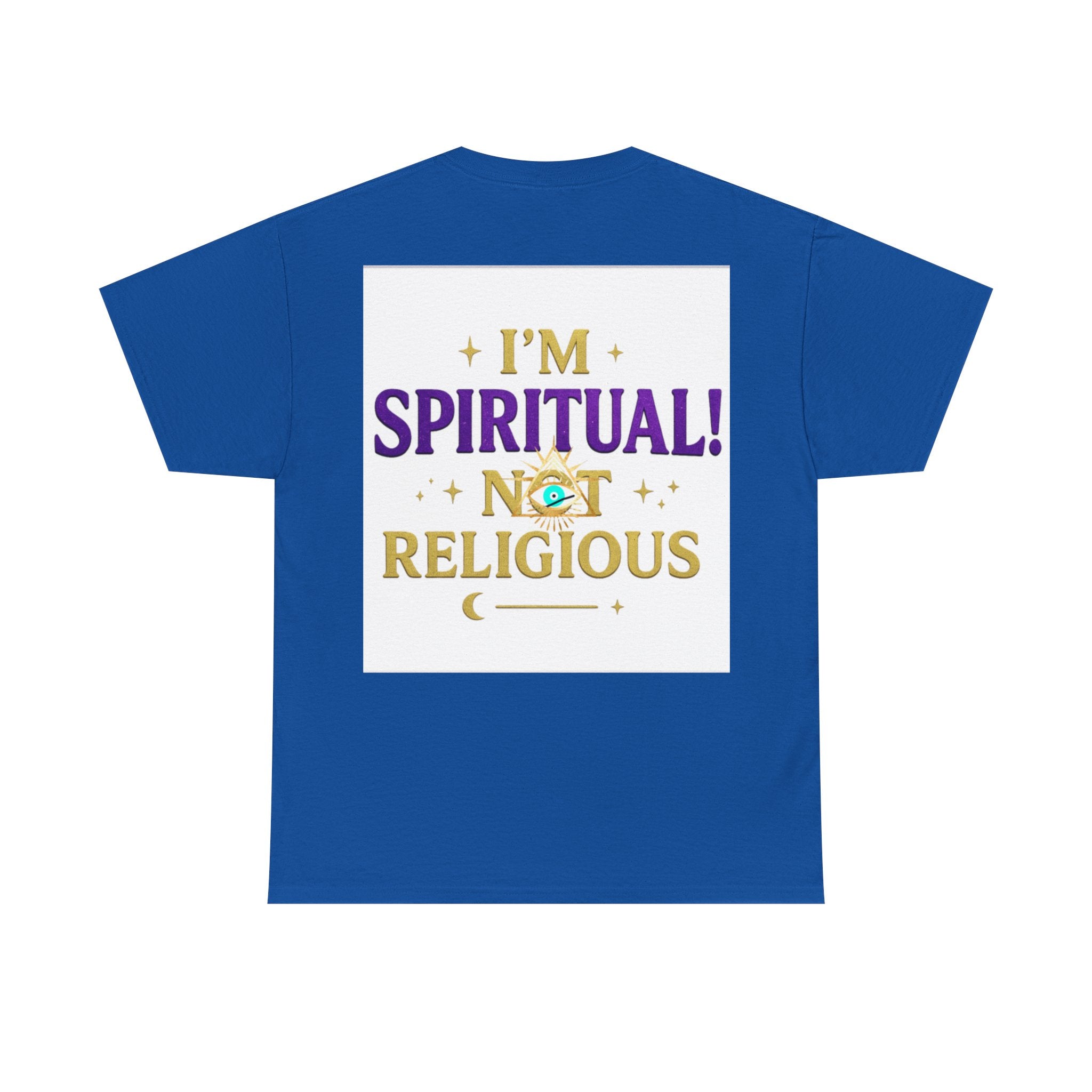 Spiritual Statement Tee, Unisex Cotton Shirt, Boho T-Shirt, Mindfulness Apparel, Gift for Spiritual Friends, Festival Wear