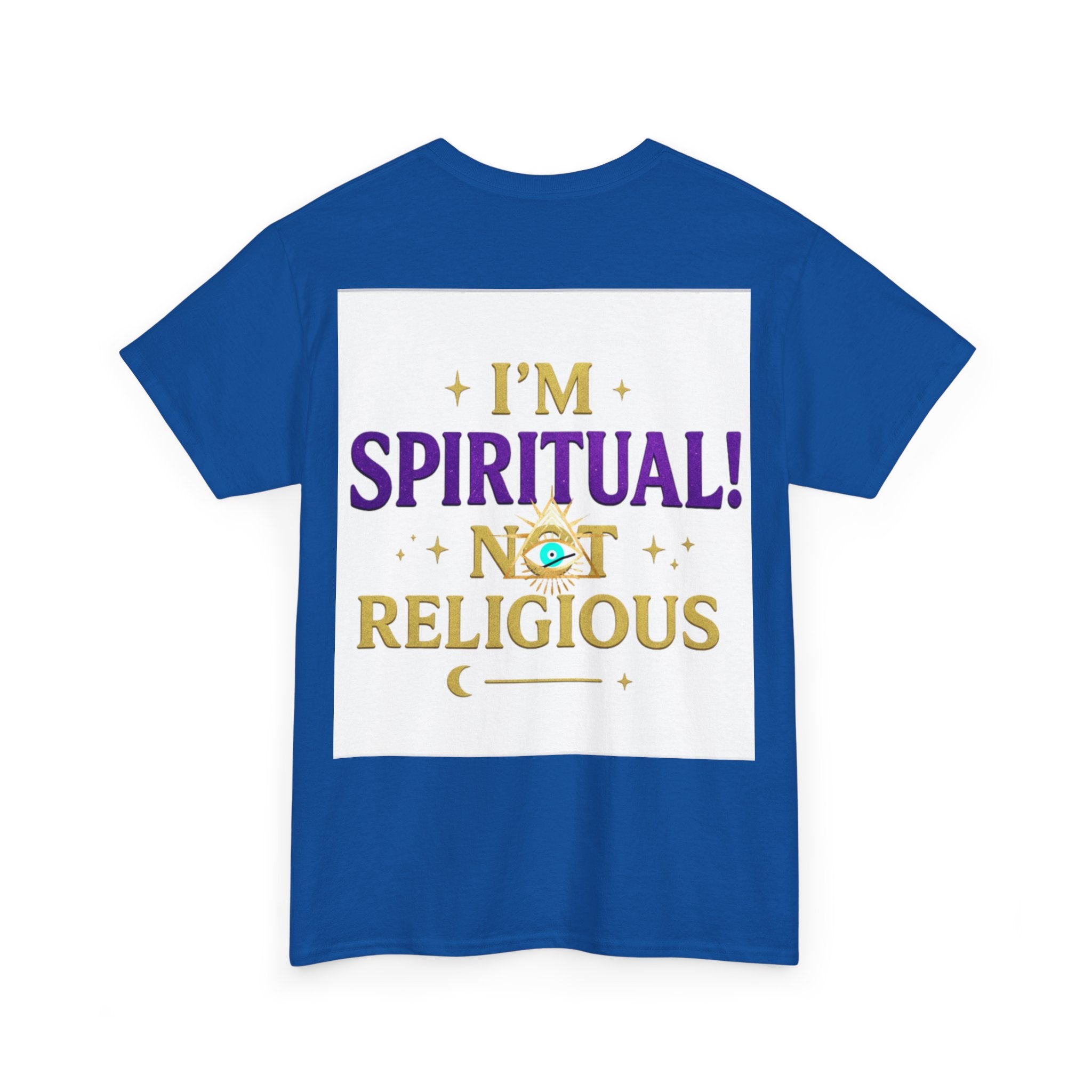 Spiritual Statement Tee, Unisex Cotton Shirt, Boho T-Shirt, Mindfulness Apparel, Gift for Spiritual Friends, Festival Wear