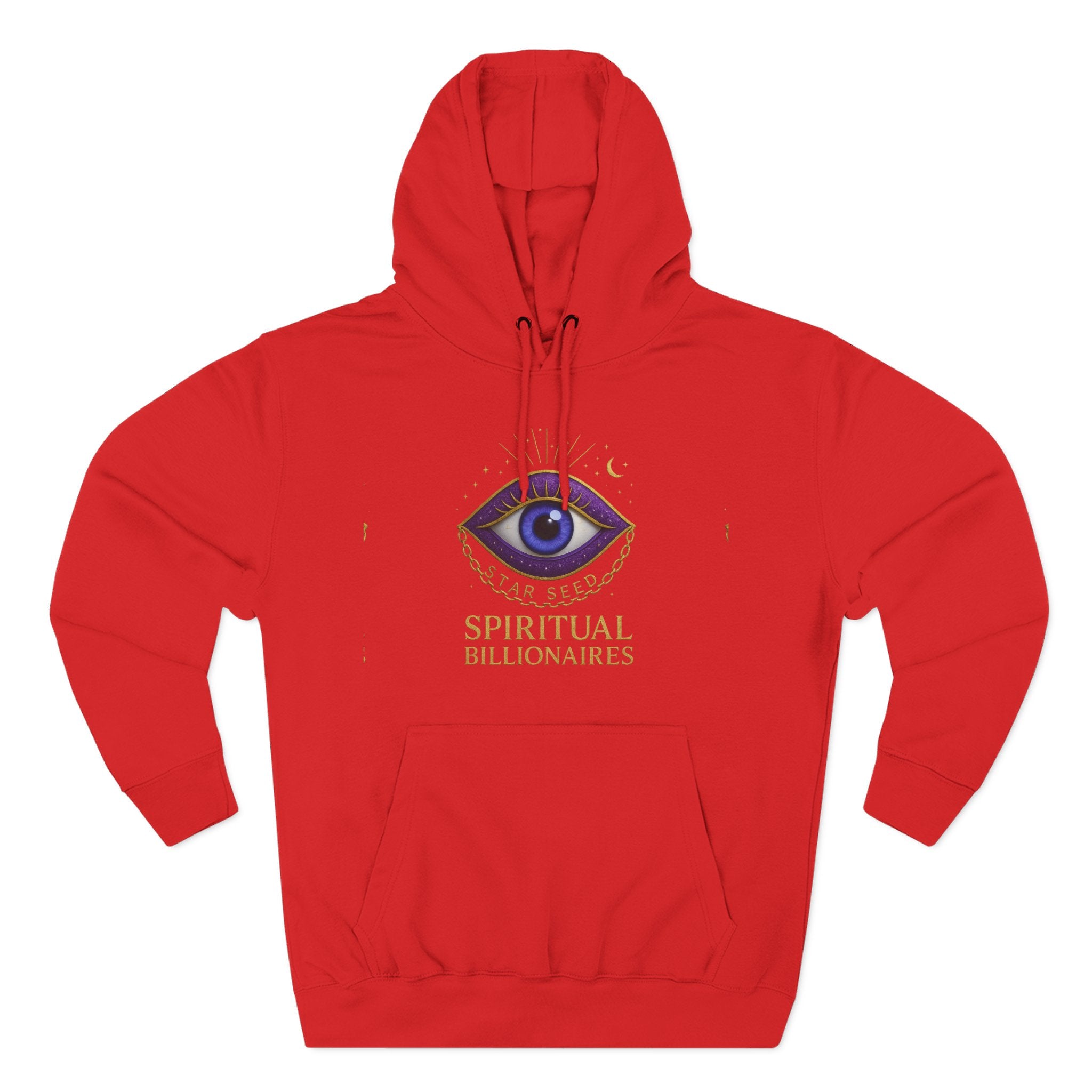 Spiritual Billionaires Hoodie, Cozy Fleece Hoodie, Mindfulness Apparel, Inspirational Gift, Spirituality Sweatshirt, Not Religious Design
