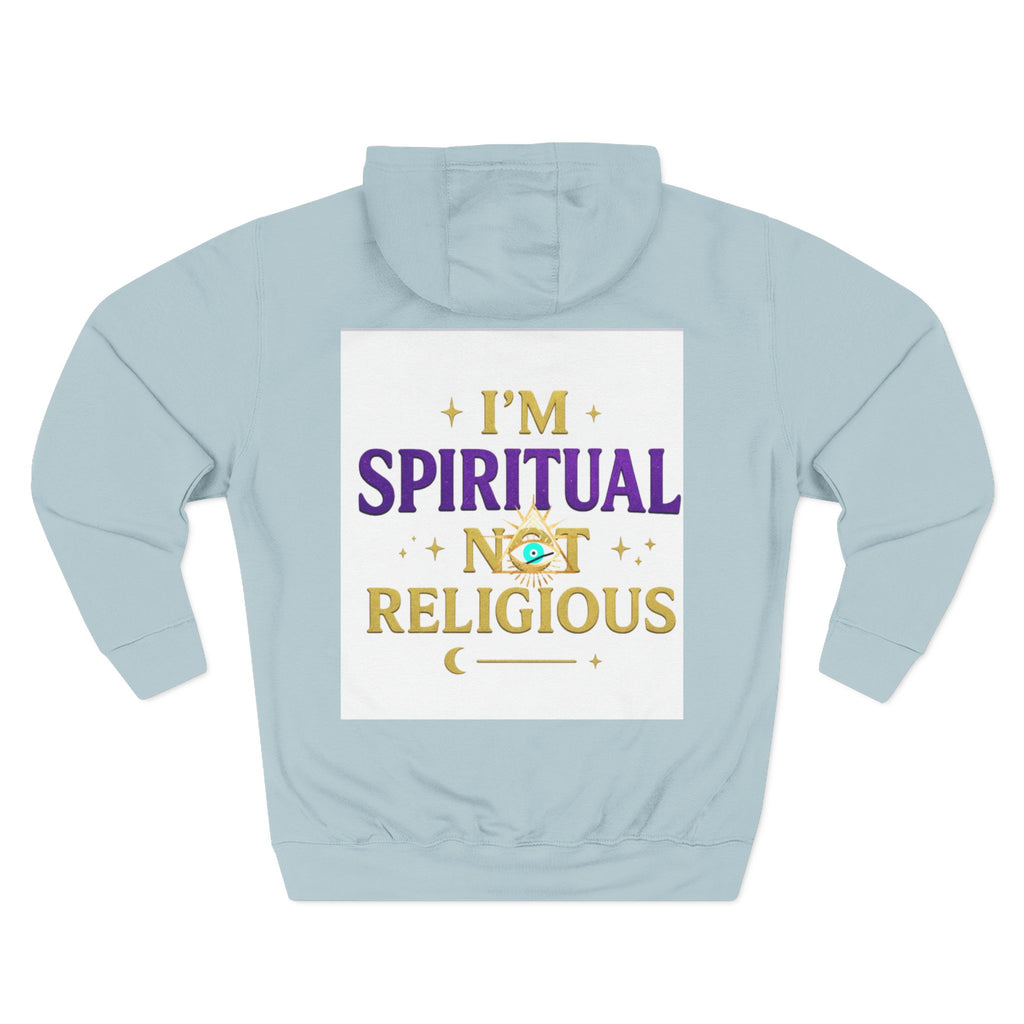 Spiritual Billionaires Hoodie, Cozy Fleece Hoodie, Mindfulness Apparel, Inspirational Gift, Spirituality Sweatshirt, Not Religious Design