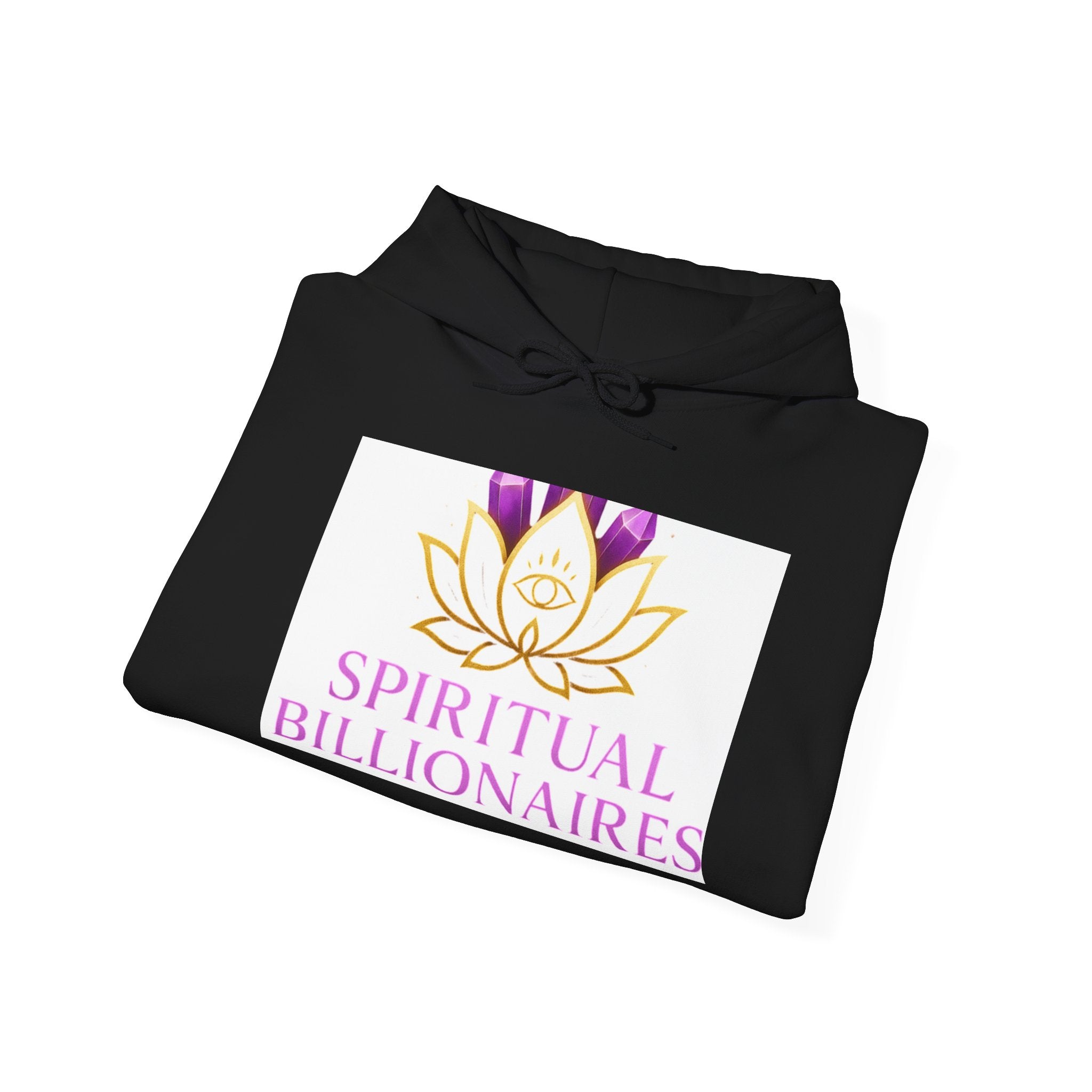 Spiritual Billionaires Hoodie | Unisex Heavy Blend Spiritual Sweatshirt | Inspiring Gift for Mindfulness & Meditation Lovers