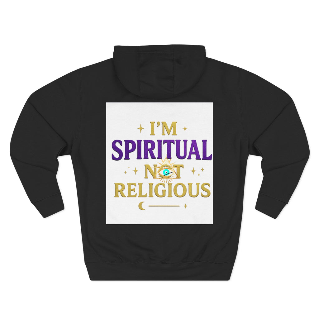 Spiritual Billionaires Hoodie, Cozy Fleece Hoodie, Mindfulness Apparel, Inspirational Gift, Spirituality Sweatshirt, Not Religious Design