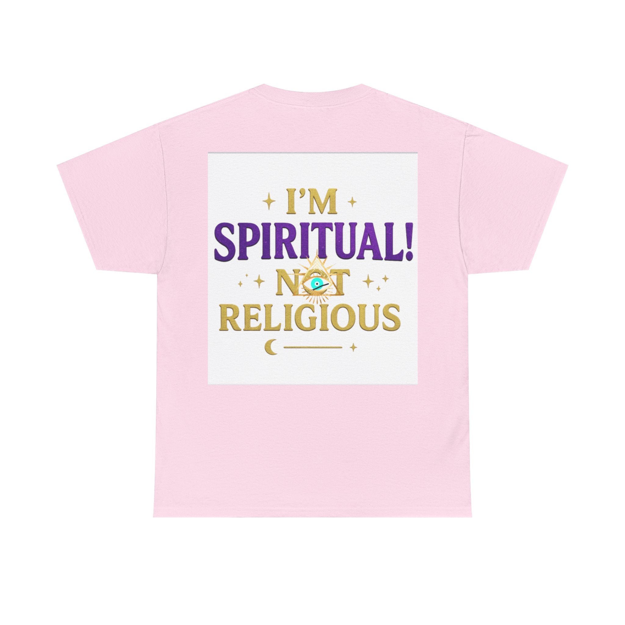 Spiritual Statement Tee, Unisex Cotton Shirt, Boho T-Shirt, Mindfulness Apparel, Gift for Spiritual Friends, Festival Wear
