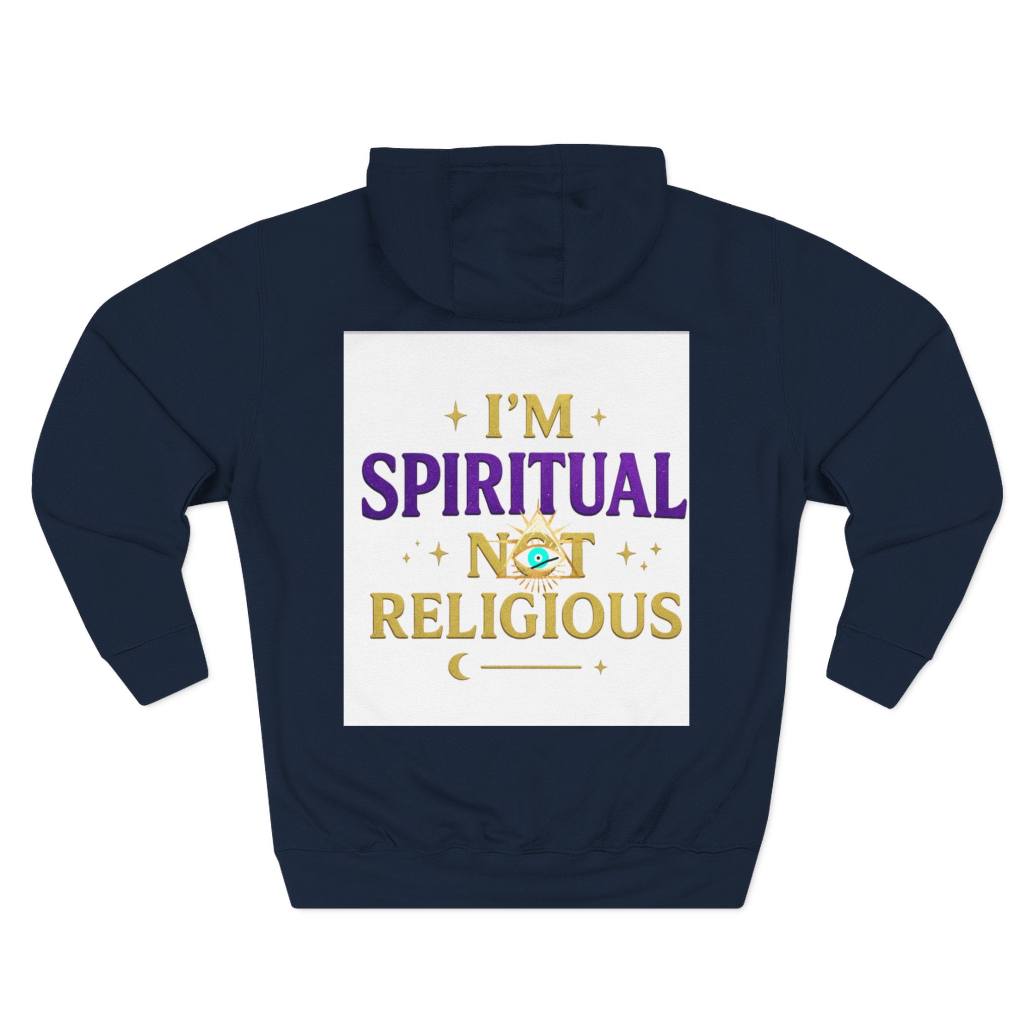 Spiritual Billionaires Hoodie, Cozy Fleece Hoodie, Mindfulness Apparel, Inspirational Gift, Spirituality Sweatshirt, Not Religious Design