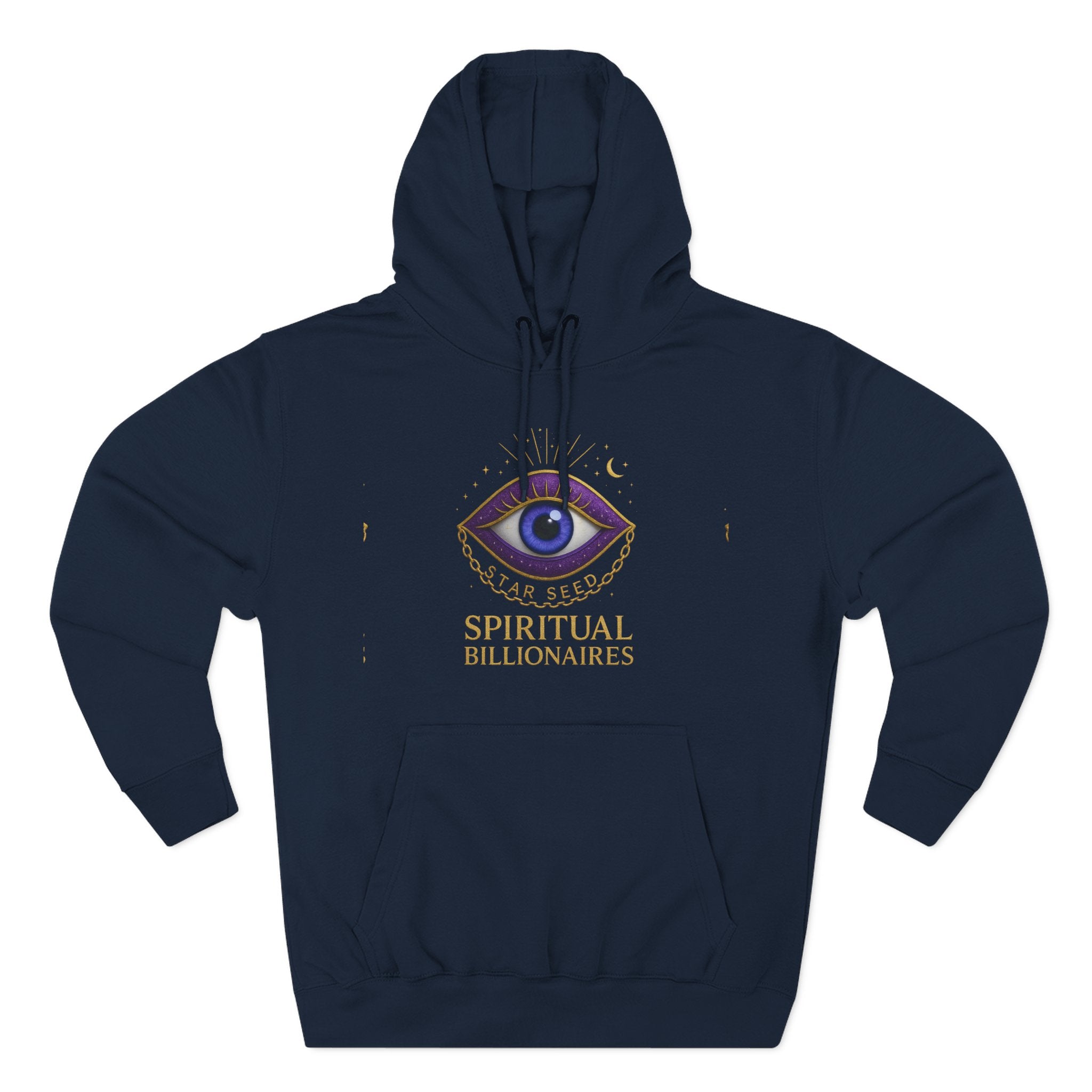 Spiritual Billionaires Hoodie, Cozy Fleece Hoodie, Mindfulness Apparel, Inspirational Gift, Spirituality Sweatshirt, Not Religious Design