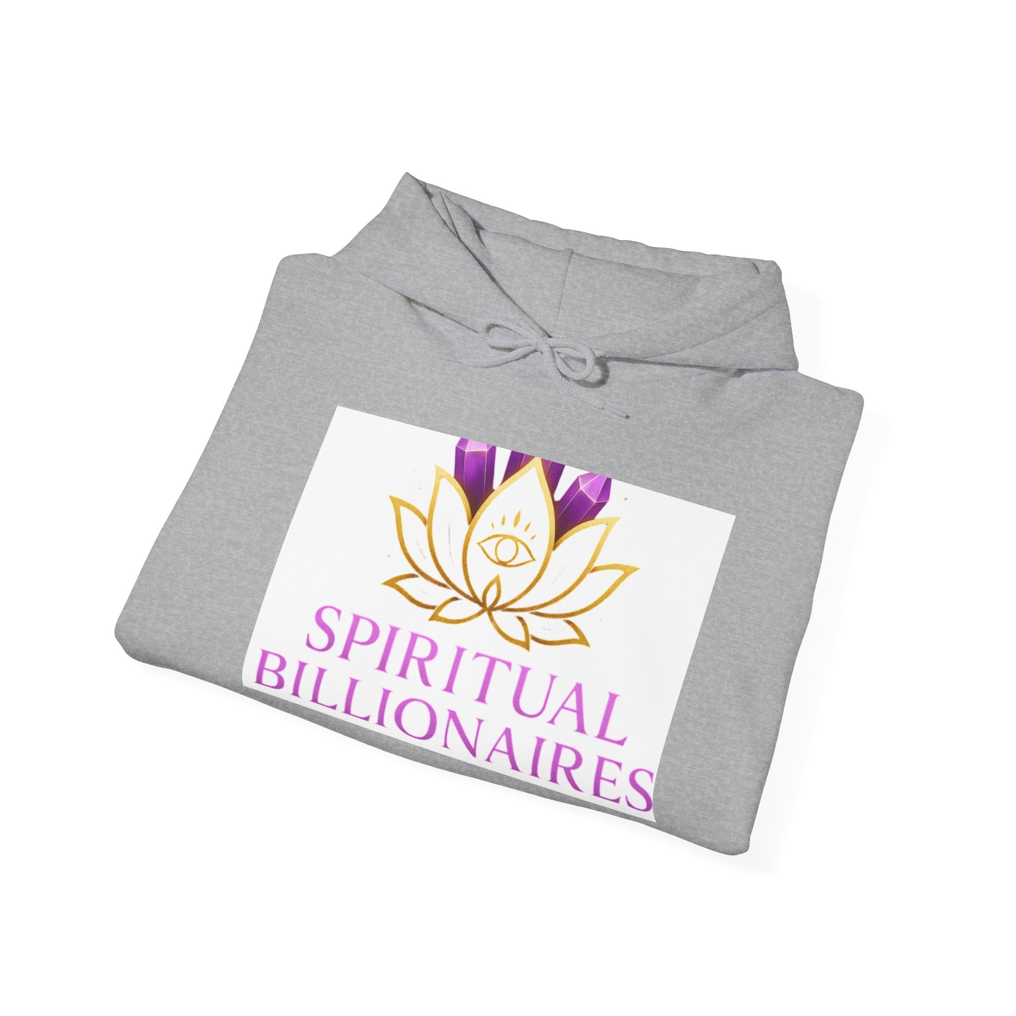 Spiritual Billionaires Hoodie | Unisex Heavy Blend Spiritual Sweatshirt | Inspiring Gift for Mindfulness & Meditation Lovers