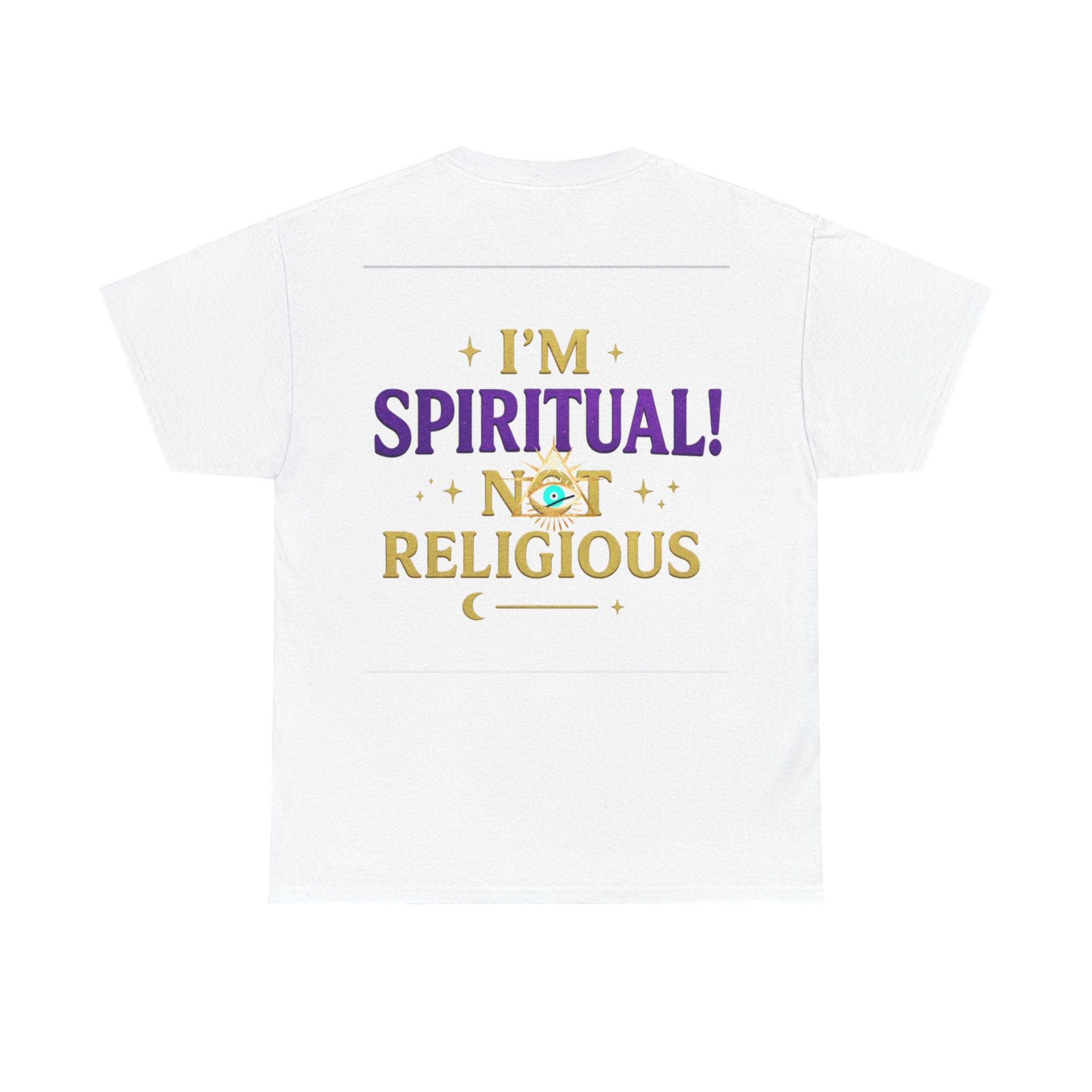 Spiritual Statement Tee, Unisex Cotton Shirt, Boho T-Shirt, Mindfulness Apparel, Gift for Spiritual Friends, Festival Wear