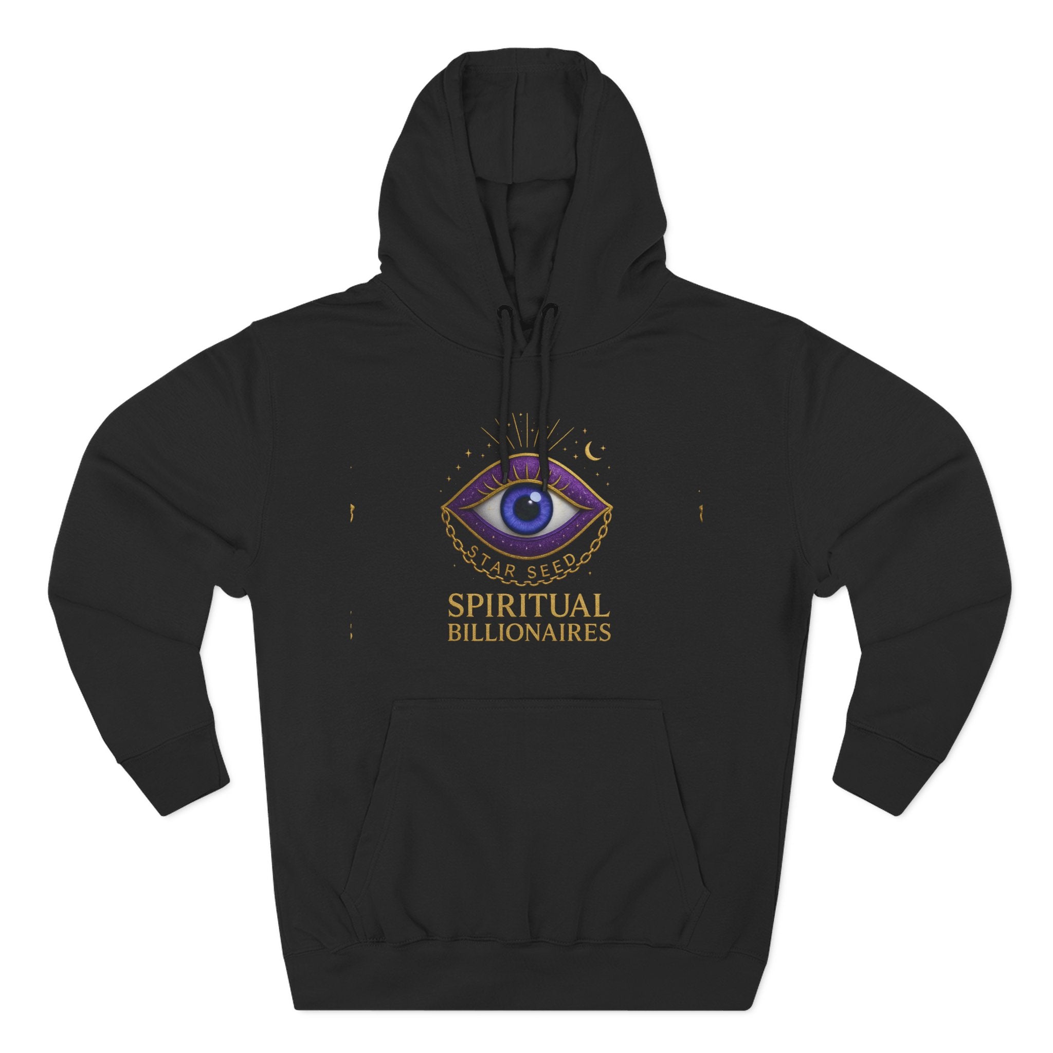 Spiritual Billionaires Hoodie, Cozy Fleece Hoodie, Mindfulness Apparel, Inspirational Gift, Spirituality Sweatshirt, Not Religious Design