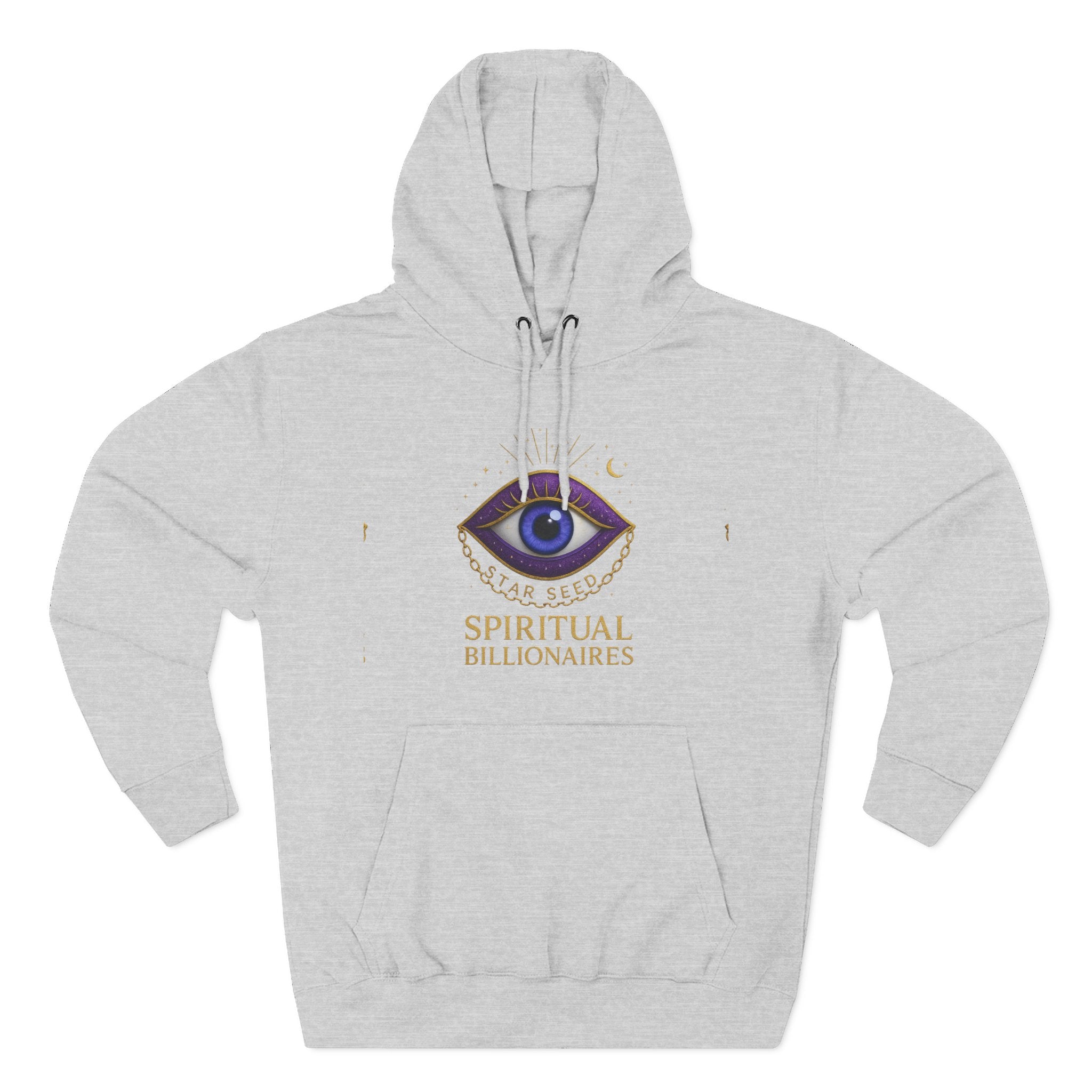 Spiritual Billionaires Hoodie, Cozy Fleece Hoodie, Mindfulness Apparel, Inspirational Gift, Spirituality Sweatshirt, Not Religious Design